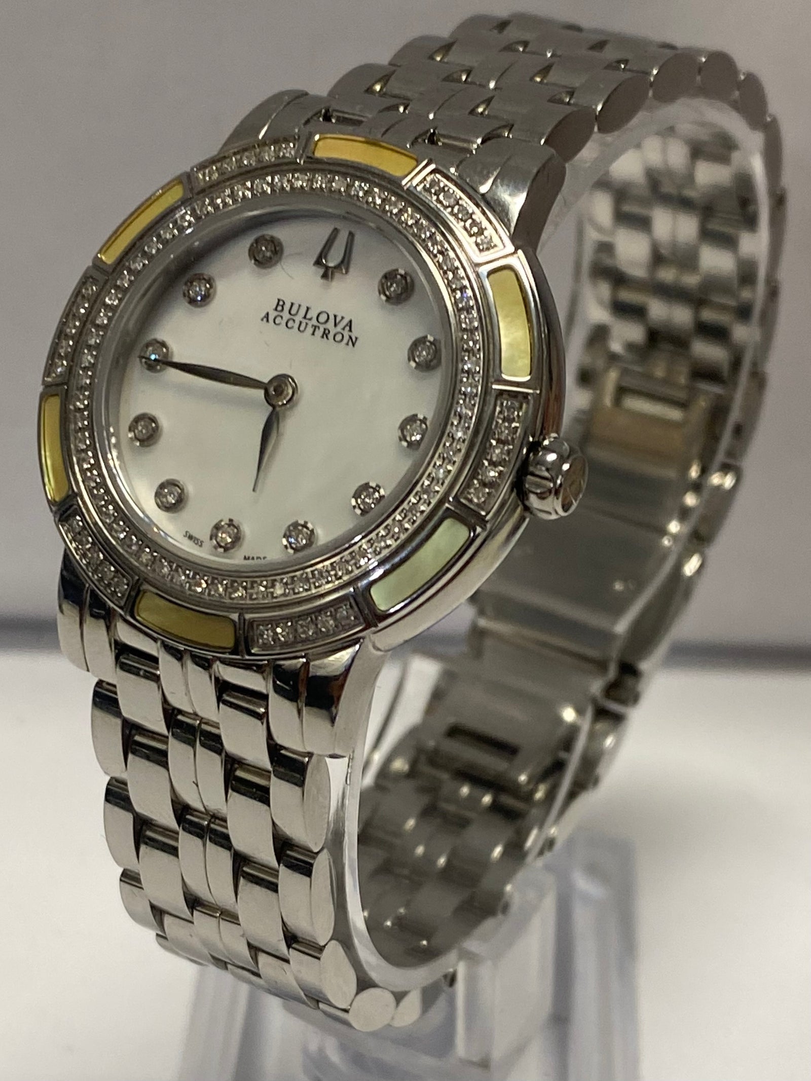 Bulova accutron diamond watch best sale