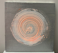 “Brendan Cass” OOAK Abstract Contemporary Art, Light Pink Dot - $30K APR w/CoA APR 57