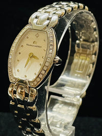 RARE MAURICE LACROIX UNISEX DIAMONDS & STAINLESS STEEL WATCH- $7K APR w/ COA! APR57