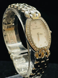 RARE MAURICE LACROIX UNISEX DIAMONDS & STAINLESS STEEL WATCH- $7K APR w/ COA! APR57