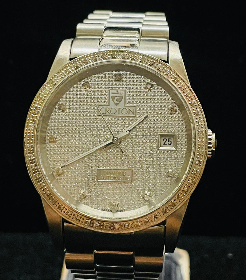 Croton automatic sale diamond watch