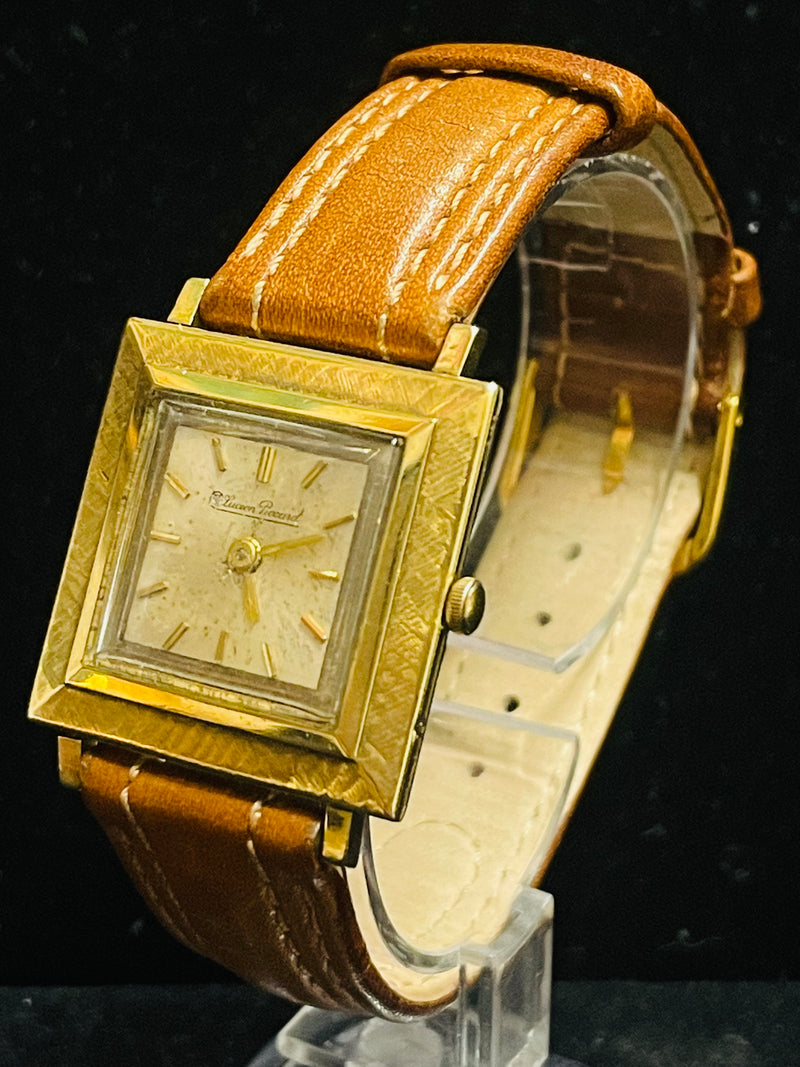 LUCIEN PICCARD JUMBO CHRONOGRAPH MEN'S 18K YELLOW GOLD WATCH - $7K APR w/ COA! APR57