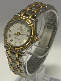 CONCORD Saratoga SL Beautiful Date Two-Tones Steel Ladies Watch- $8K APR w/ COA! APR57