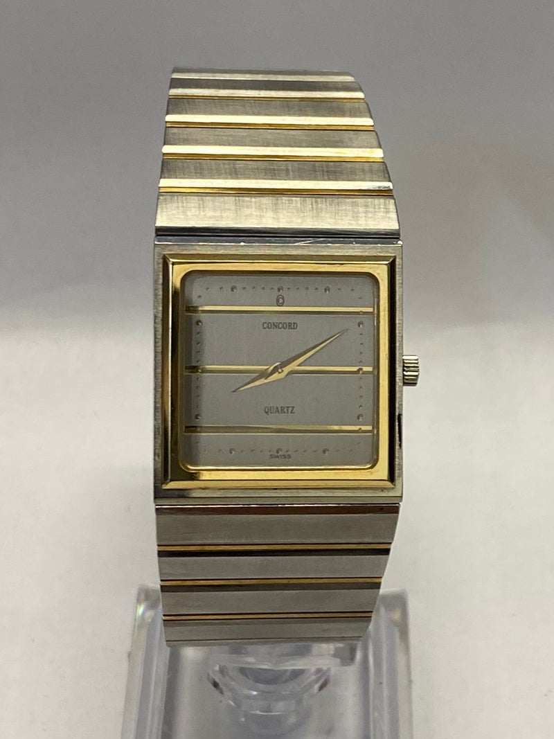 CONCORD Beautiful Two-Tone 18K/ Steel Unique Design Unisex Watch - $6K APR w/ COA! APR57