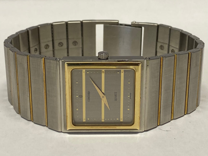 CONCORD Beautiful Two-Tone 18K/ Steel Unique Design Unisex Watch - $6K APR w/ COA! APR57