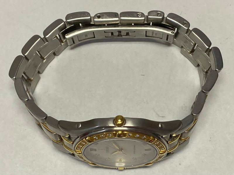 CONCORD Unique Date Steel & Gold w/Diamonds Set Ladies Watch - $13K APR w/ COA!! APR57