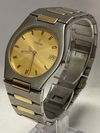 CONCORD Unique Date Steel w/ Gold Tone Dial Rare Men's Watch - $8K APR w/ COA!!! APR57