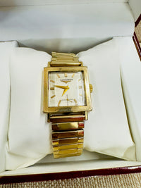 LONGINES 1940s Solid Gold Square Wrist Watch for Men's - $16K APR w/ COA!!!! APR57