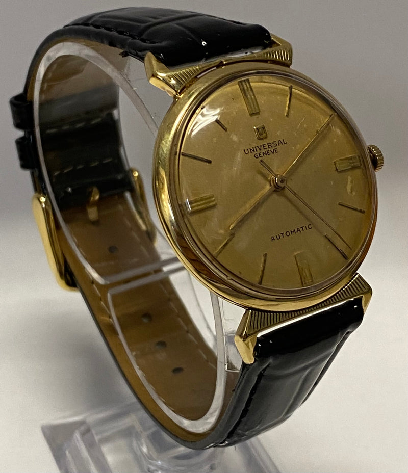 UNIVERSAL GENEVE Unique 18K YG Unique Lugs Design Unisex Watch - $20K APR57