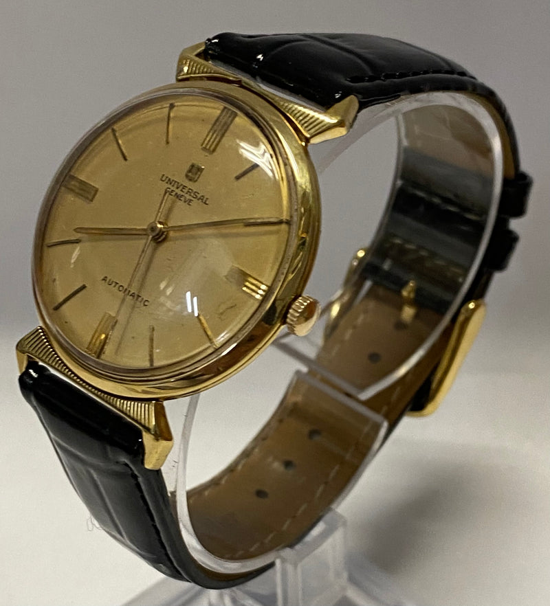 UNIVERSAL GENEVE Unique 18K YG Unique Lugs Design Unisex Watch - $20K APR57