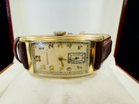 Hamilton 14k Gold Vintage 1930's Curvex Case Men's Wrist Watch - $7K APR w/ COA! APR57