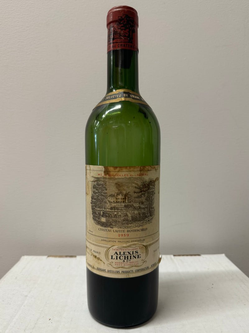 Chateau Lafite Rothschild C.1959, Alexis Lichine, Half Bottle - $20K APR w/CoA! APR57