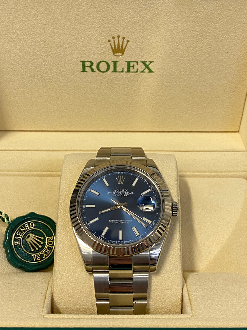 ROLEX Oyster Perpetual Date-Just Stainless Steel Men's Watch - $25K APR w/ COA!! APR57