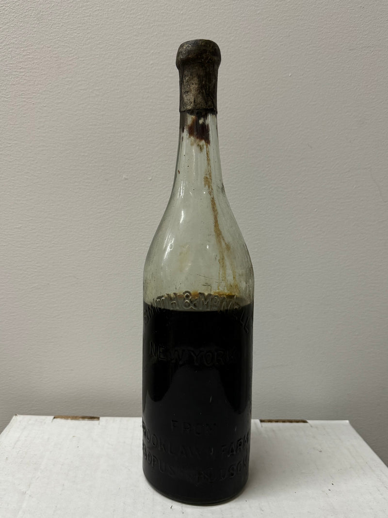 Smith & McNell's Wine, New York From Brooklawn Farm 1870's - $20K APR w/CoA! APR 57