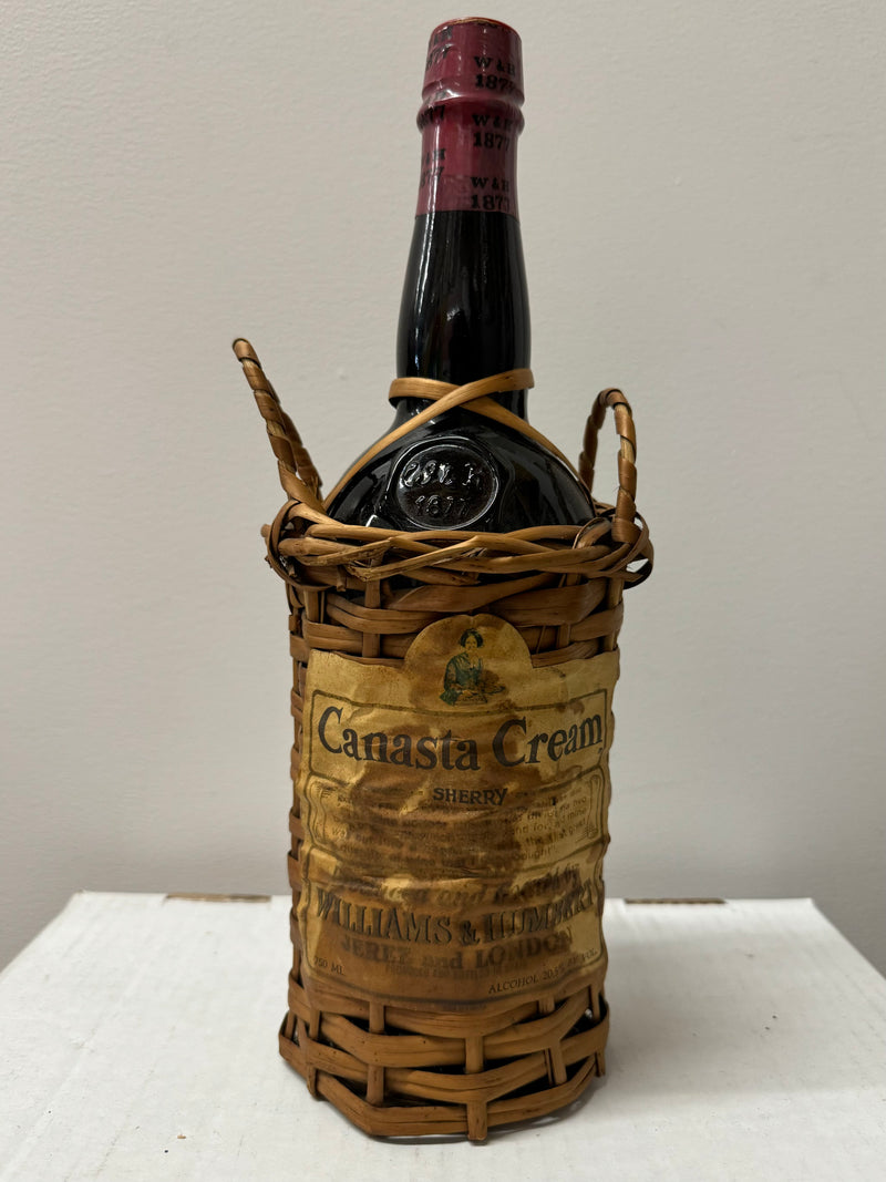 Canasta Cream Sherry C.1960 Williams & Humbert (empty bottle) - $2.5K APR w/CoA! APR57