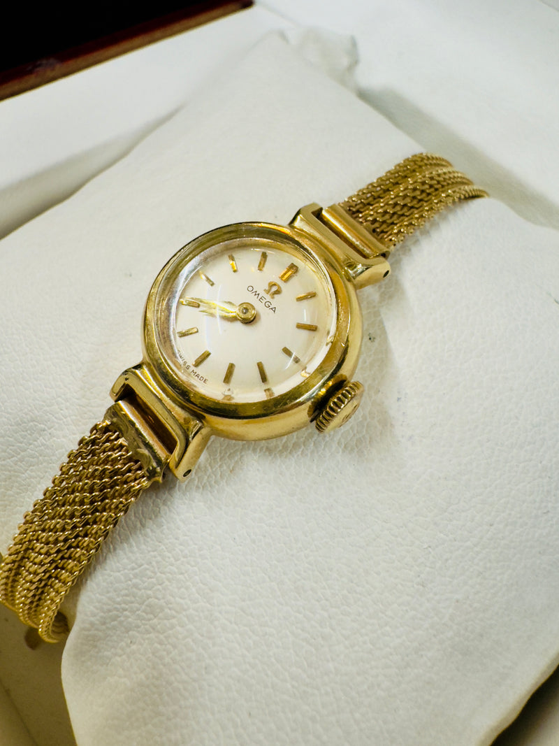 Omega Antique Ladies Gold Vintage Wristwatch | 19g Solid Gold - $15K APR w/ COA! APR57