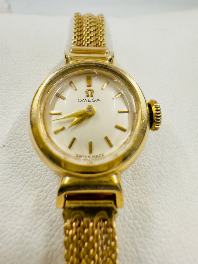 Omega Antique Ladies Gold Vintage Wristwatch | 19g Solid Gold - $15K APR w/ COA! APR57