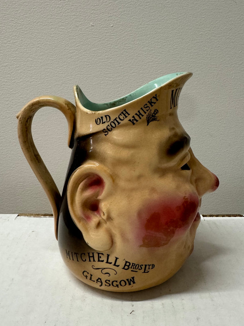 Rare Mitchell Bros Ltd Glasgow Old Scotch Whiskey Bar Jug 1930 - $4K APR w/CoA APR 57