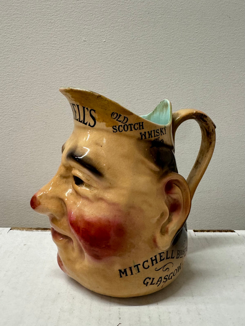 Rare Mitchell Bros Ltd Glasgow Old Scotch Whiskey Bar Jug 1930 - $4K APR w/CoA APR 57