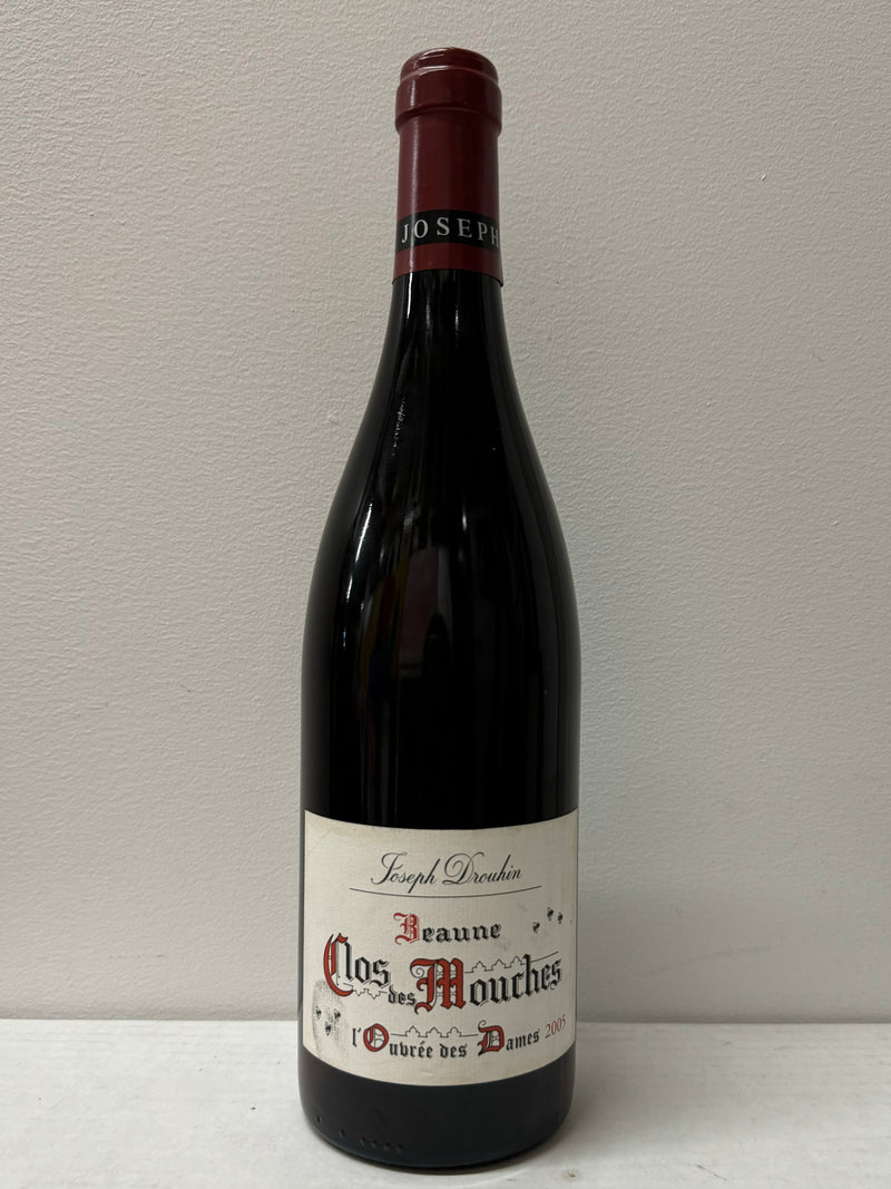 JOSEPH DROUHIN, BEAUNE CLOS DES MOUCHES ROUGE 2005 (empty bottle)- $2K APR w/CoA APR 57