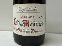 JOSEPH DROUHIN, BEAUNE CLOS DES MOUCHES ROUGE 2005 (empty bottle)- $2K APR w/CoA APR 57