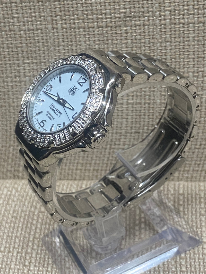 Tag Heuer Stainless Steel w/ Beautiful Full Diamond Rare Dial - $10K APR w/ COA! APR57