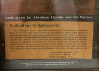 Abraham Lincoln's Liquor License 1833, Sherry Lehmann - $10K APR w/CoA APR 57