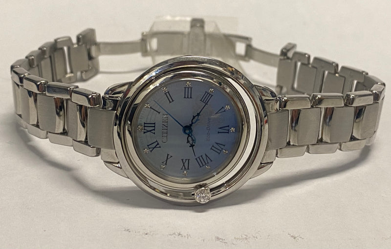 CITIZEN Beautiful Mother Of Pearl & Diamonds Disney Unisex Watch- $4K APR w/COA! APR57