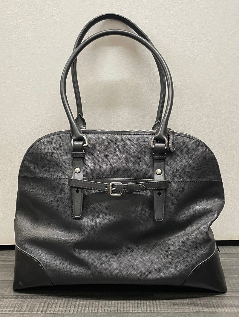 Tumi Black Leather Villa Nivelle Business Laptop Satchel Bag - $2K APR w/CoA APR57