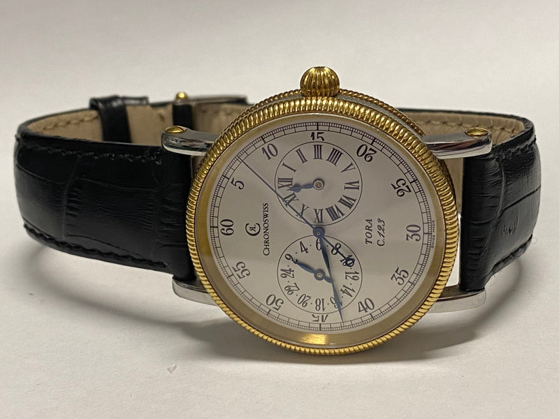 CHRONOSWISS 18K YG Unique CH-1322 Chrono Brand New Men's Watch- $15K APR w/ COA! APR 57