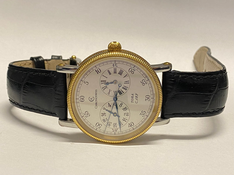 CHRONOSWISS 18K YG Unique CH-1322 Chrono Brand New Men's Watch- $15K APR w/ COA! APR 57