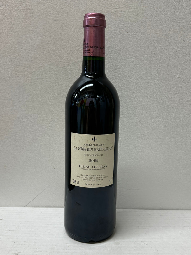 Original Château "La Mission" Haut-Brion 2000 Display Bottle - $8K APR w/CoA APR 57