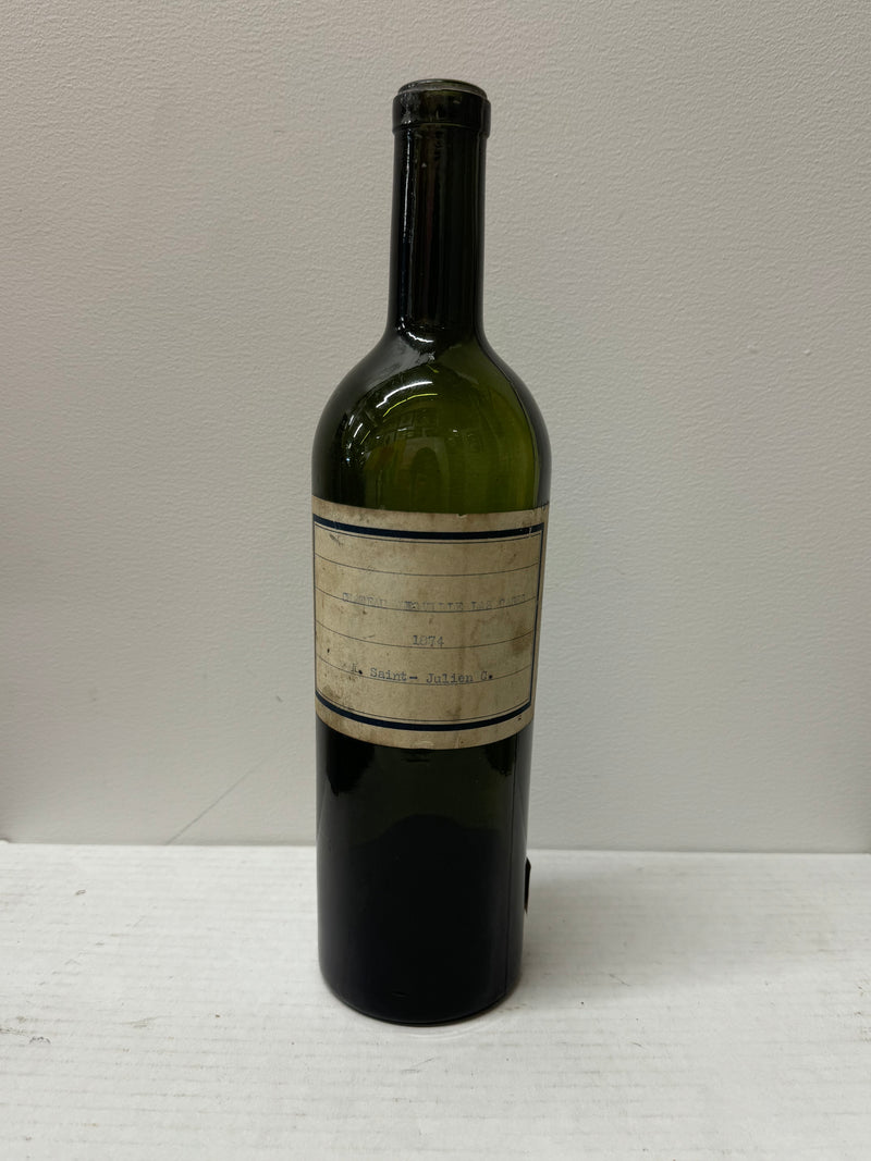 Rare 1874 Château Léoville-Las Cases Empty Bottle Sherry Lehmann- $40K APR w/CoA APR 57