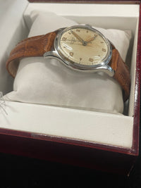 Longines Vintage 1940s, Beautiful Steel, Men's Unique Watch - $10K APR w/ COA!!! APR57