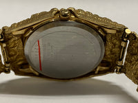 SEIKO Unique Solid Gold Nugget Style Bracelet Design Men's Watch- $15K APR w/COA APR57