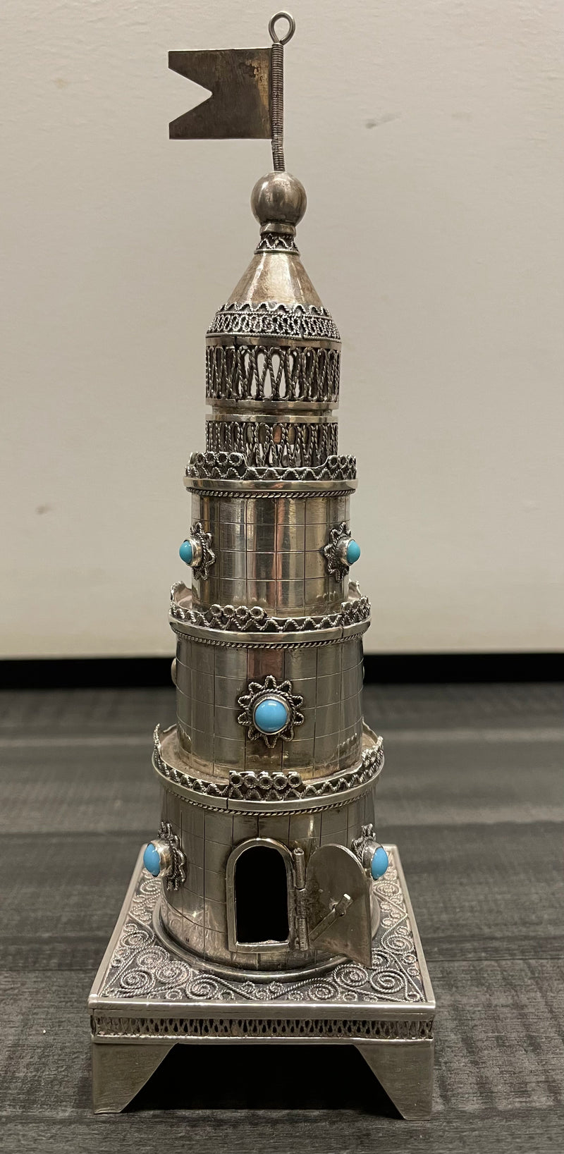 Sterling Silver C.1950’s Spice Tower/Besamim Havdalah Judaica - $10K APR w/CoA APR57