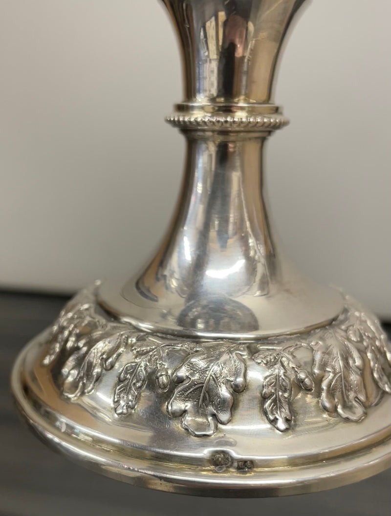 Vintage Sterling Silver Kiddush Cup Shabbat Judaica - $2.5K APR w/CoA APR57