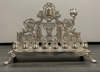 Vintage Made in USA Esco Sterling Silver Chanukah Menorah - $20K APR w/CoA APR57