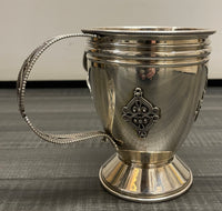 Vintage Ben Zion Sterling Israel Netilat Yadayim Cup Judaica - $8K APR w/CoA APR57