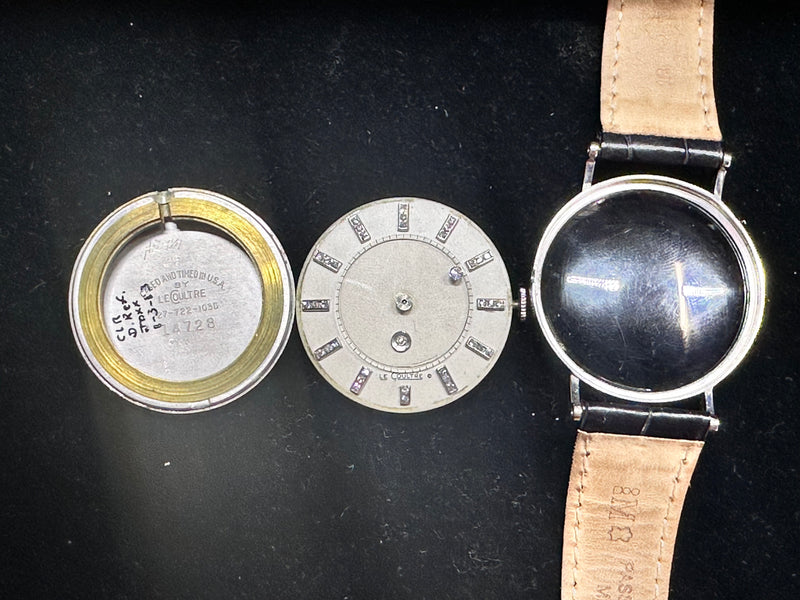 Vacheron Constantin & Le-Coultre 1950s WG & Diam Mystery Watch - $25K APR w/ COA APR57