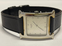 HERMES Beautiful & Unique Stainless Steel w/ Silver Tone Dial - $6K APR w/ COA!! APR 57