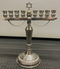 Vintage Russian 84 Sterling Silver Chanukah Menorah Judaica - $15K APR w/CoA APR57