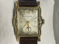 Vintage Bulova 1940s Men’s Watch in Solid Gold with Unique  - $8K APR w/ COA!!! APR57