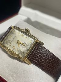 Vintage Bulova 1940s Men’s Watch in Solid Gold with Unique  - $8K APR w/ COA!!! APR57