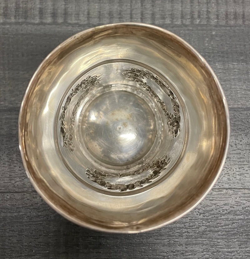 C. 1890 Sterling Silver Kiddush Cup Shabbat Judaica - $6K APR w/CoA APR57