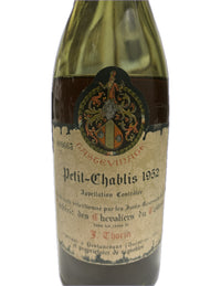 Antique Petit-Chablis 1952 J. Thorin Sherry Lehmann Collection - $00 APR w/ CoA! APR 57