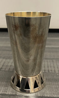 Vintage 1970’s Bier Sterling Kiddush Cup Shabbat Judaica - $4K APR w/CoA APR57