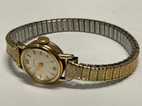 TERVAL Beautiful Antique Gold Tone Round Case Rare Ladies Watch- $2K APR w/ COA! APR57