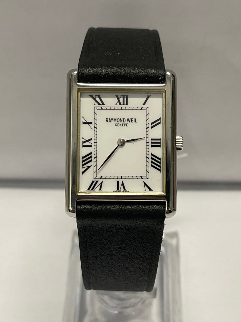 RAYMOND WEIL Beautiful Stainless Steel Tank-Style Unisex Watch - $3K APR w/ COA! APR57