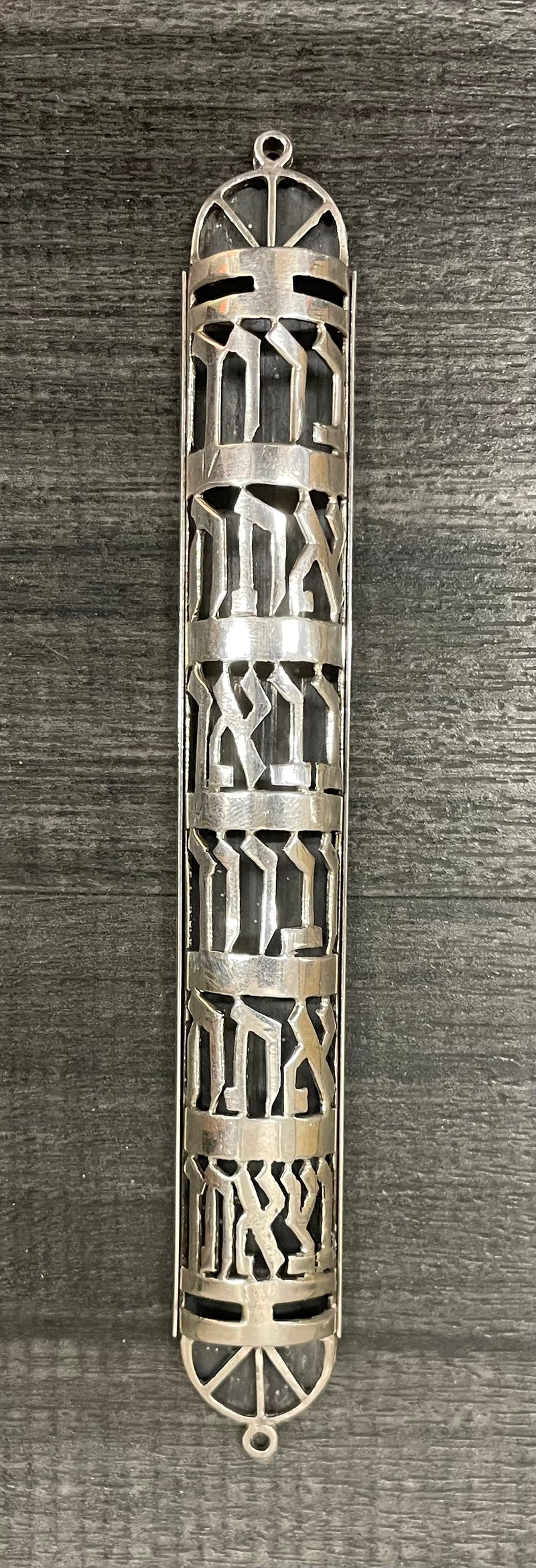 Vintage 925 Sterling Mezuzah Case Judaica - $4K APR w/CoA APR57